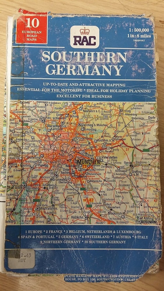 Southern Germany: RAC Map (M17)