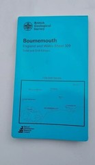 Ordnance Survey Geological Map, BOURNEMOUTH, Solid & Drift, Folded, Sheet 329