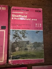 10 x Ordnance Survey Landranger Maps England Various Areas Bundle Job Lot