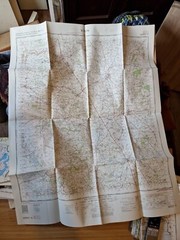 Ordnance Survey Map Of Great Britian – RIPON – 1966 – 1/63360
