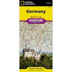Germany Adventure Map National Geographic (3312) Road driving, planning
