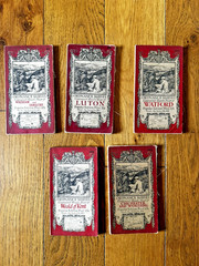 5 x Ordnance Survey Contoured Road Map 1920s 51 95 106 126 133 1 inch: 1 mile