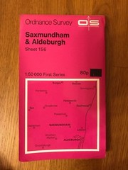 Ordnance Survey Map Sheet 156 – Saxmundham And Aldeburgh