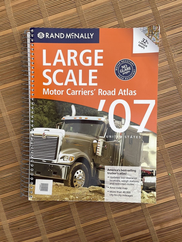 Rand McNally Large Scale Motor Carriers Road Atlas 2007
