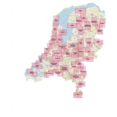 Netherlands Schouwen Duiveland ANWB Hiking Map 1:33K inc tourist info