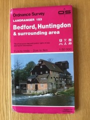1994 Ordnance Survey Landranger Map 153 Bedford & Huntingdon (incl St Neots )
