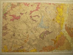 Ordnance Survey North London Geological map 1964 I inch to 1 mile