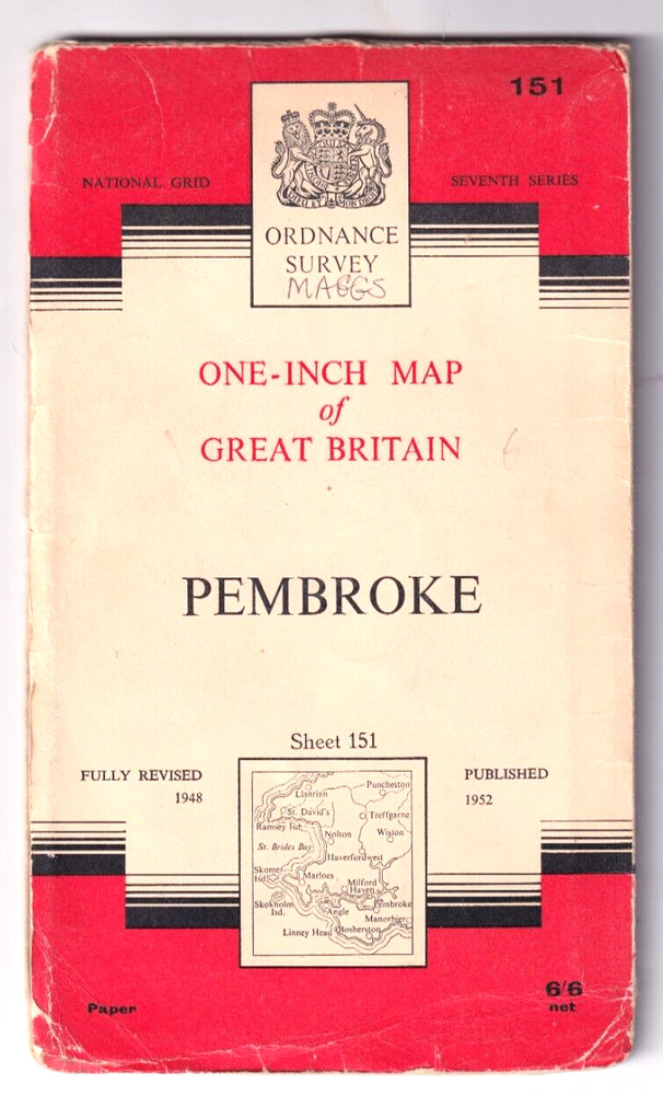 PEMBROKE – Ordnance Survey One Inch Map (Seventh Series)