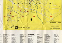 AALST City Map vintage 1970’s (Belgium)