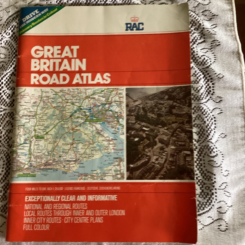 GREAT BRITAIN ROAD ATLAS RAC Exceptionally Clear & Informative