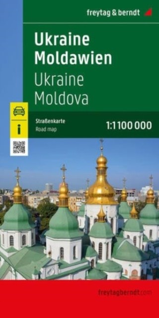 Ukraine – Moldova, Automap 1:1m by Freytag-Berndt (Sheet map, folded)