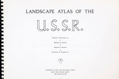 1971 USSR Landscape Atlas West Point Military Academy Army Topographic Cold War