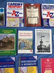 JOB LOT OF MAPS / STREET PLANS ETC. HEREFORD BRISTOL WALES GLASGOW SCOTLAND GLOS