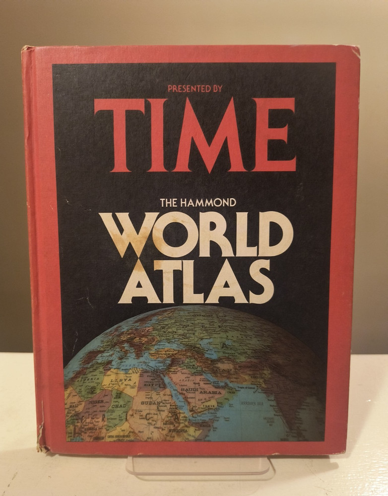1979 Vintage – The Hammond World Atlas presented by Time – Hardcover