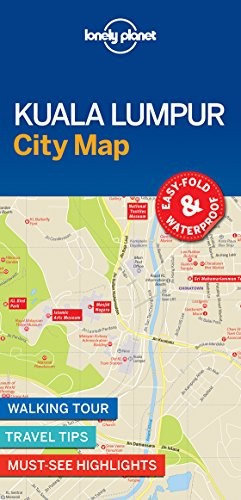 LONELY PLANET KUALA LUMPUR CITY MAP **BRAND NEW**
