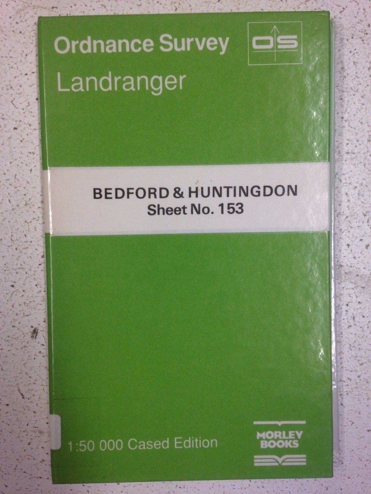 Bedford & Huntingdon: Ordinance Survey Landranger Map 1:50000 #153 (M5)
