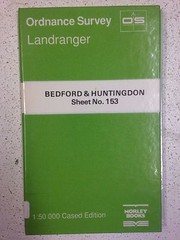 Bedford & Huntingdon: Ordinance Survey Landranger Map 1:50000 #153 (M5)