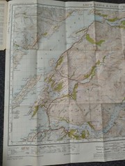 Ordnance Survey Map Sheet 54 Loch Etive And Glen Coe 1947