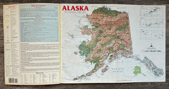 Alaska Atlas & Gazetter 1992 Topo Maps Delorme Mapping b3