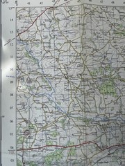 Vintage Ordnance Survey One-Inch Map Okehampton Sheet 175 Great Britain