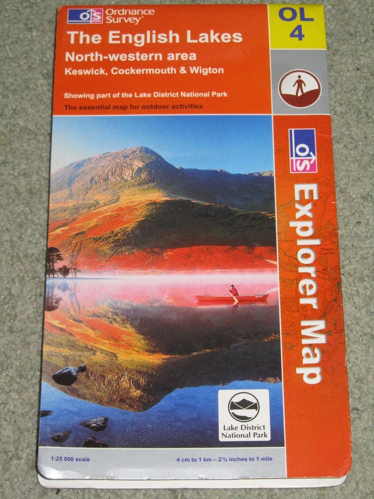 OS Ordnance Survey Outdoor Leisure / Explorer maps – very good condition