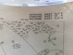 4 X Ordnance Survey 1:2500 Laminated Sheets, Hampshire, 1900, 1900, 1924 & 1925