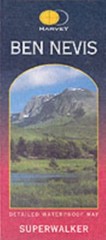 Ben Nevis Mamores & Grey Corries by Harvey Map Services Ltd. (Sheet map, folded)
