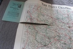 Daily Graphic – In & Out of London Motor Road Maps, 1947, Rare.