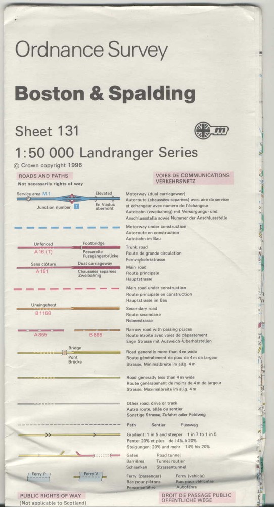 O/S Landranger Map 131