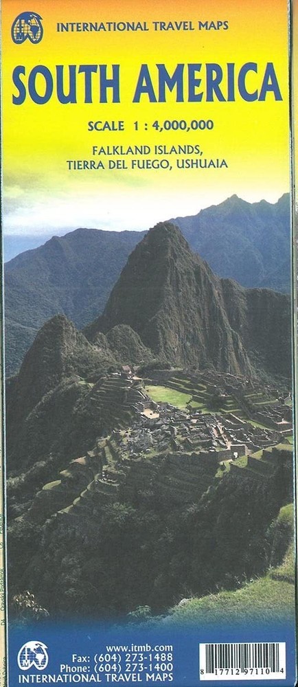 ITMB Publishing Ltd South America (Map) (UK IMPORT)