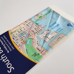 Rand McNally Miami South Beach Cloth Map USA Florida waterproof clean glasses