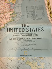 Vintage 1986 National Geographic Society Close-Up USA Travel Maps Gift Set w/Box