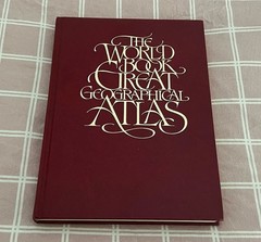 The World Book Great Geographical Atlas Rare hardback edition 1982 encyclopedia