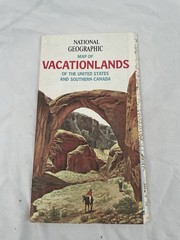 Vintage National Geographic Map Of Vacationlands Of The US And Canada 1966