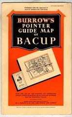 Burrow’s Pointer Guide Map of Bacup : Burrow’s