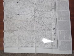 Vintage Lincoln Ordnance Survey Map No 29 reprint 1981 in Envelope Sleeve.