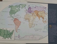 FAMILY REFERENCE ATLAS OF THE WORLD, National Geographic, Hardcover w/ Map – NEW