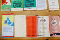 JOB LOT OF 12 VINTAGE 1960’S IRISH ROAD MAPS, GUIDES, 1955 AA BOOK CALTEX / ESSO