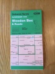 1988 Ordnance Survey Pathfinder Map 1000 SP 65/75 Weedon Bec And Roade