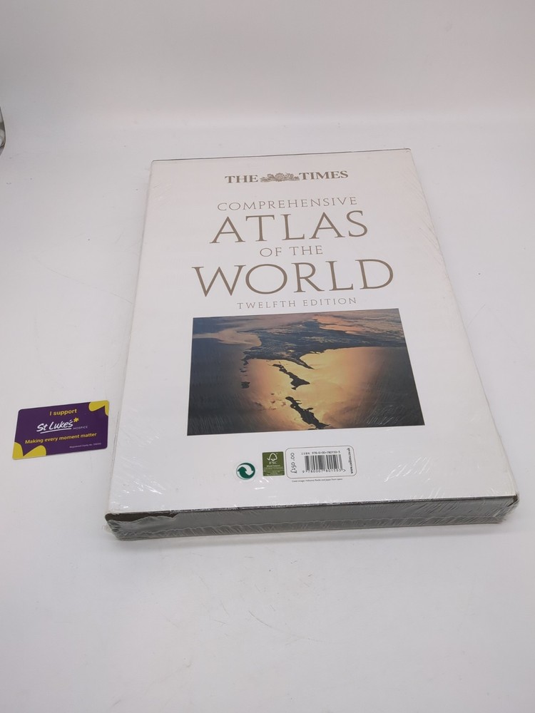 The Times Comprehensive Atlas Of The World 12th Edition Hardback – Sealed