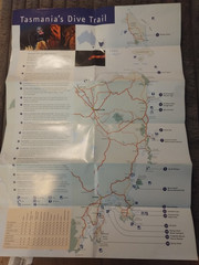 Tasmania’s dive trail guide book and map