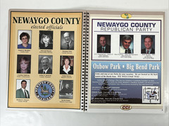 Newaygo County Michigan Land Atlas Plat Book Sportsman Guide Year 2001 by CCI