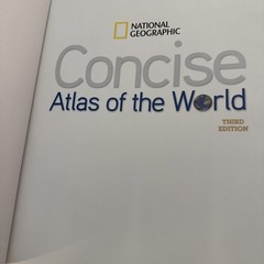 National Geographic Concise Atlas Of The World Book Big