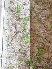 1967 Ordnance Survey One Inch Map 129 Ludlow (incl Leominster , Church Stretton
