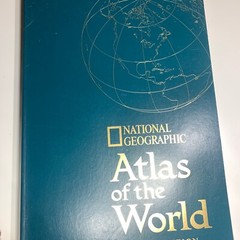 National Geographic Atlas of the World Seventh Edition Hard Cover Lg 18.5” X 12”