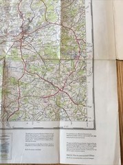 1937 Ordnance Survey One Inch Fifth Edition Map 125 Reigate And Tunbridge Wells