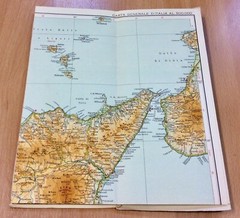 Vintage Touring Club Italiano Folding Map 1959