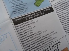 Vintage MAP & GUIDE of DUBLIN & IRELAND 1994. Attractions. Horse Racing Fixtures