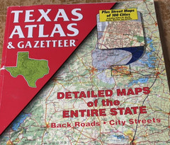 TEXAS Delorme Atlas&Gazetteer Map Book Topo Back Roads Cities Travel Recreation