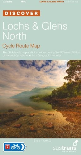 Lochs and Glens North – Sustrans Cycle Route Map Sheet map, folded Book The Fast